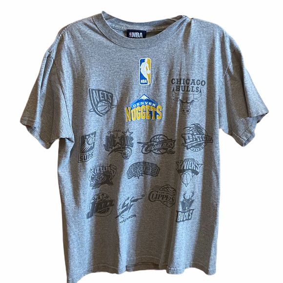 NBA Other - Vintage NBA Gray Mens Basketball Sports T Shirt  Denver Nuggets medium